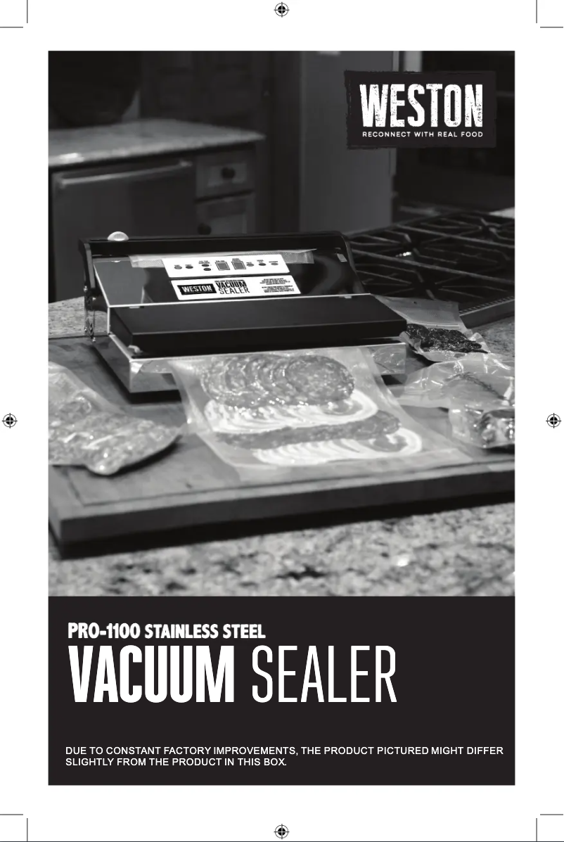 Page 1 of the manual User Manual Weston PRO-1100
