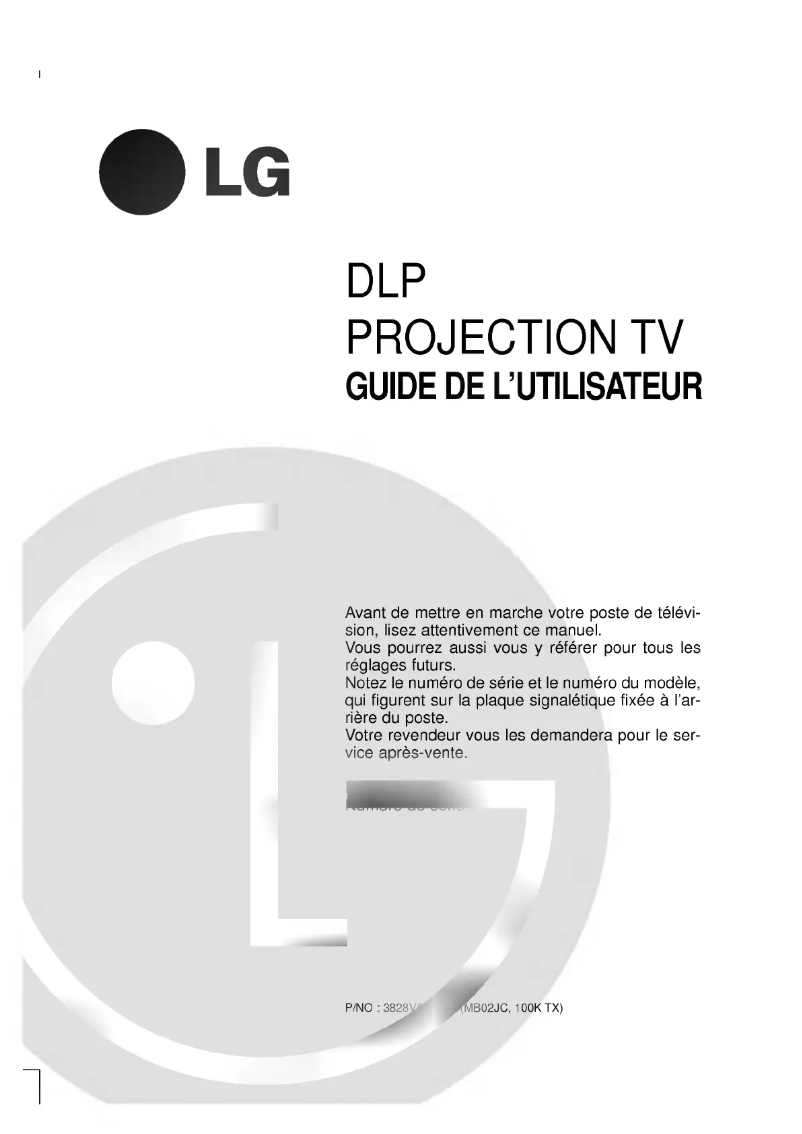 First page image of the manual for RT-44SZ23RB