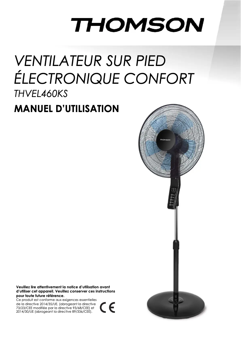 Page 1 of the manual User Manual Thomson THVEL460KS