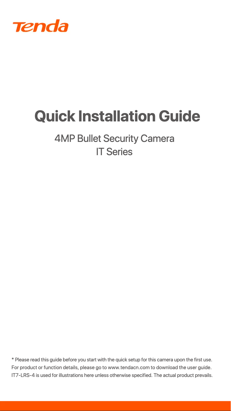 Image de la première page du manuel de l'appareil IT7-PCS