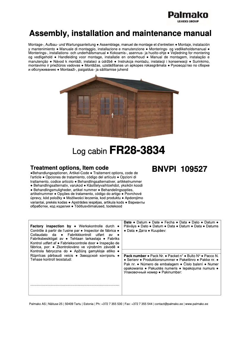 Page 1 de la notice Manuel utilisateur Mr. Gardener Valentine