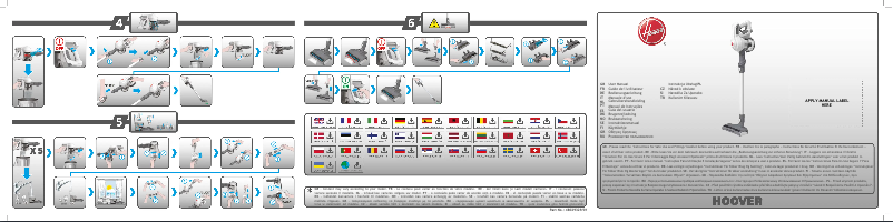 Page 1 of the manual User Manual Hoover H-FREE 100 HF122RH