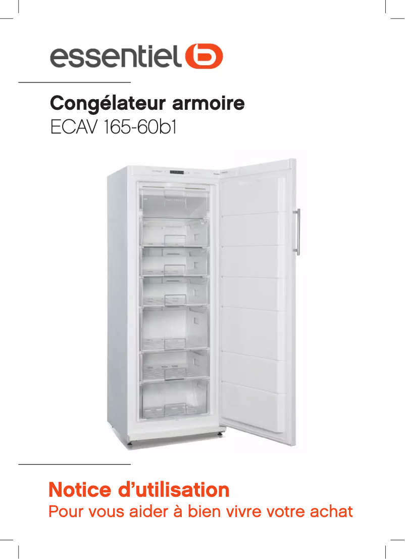 First page image of the manual for ECAV 165-60b1