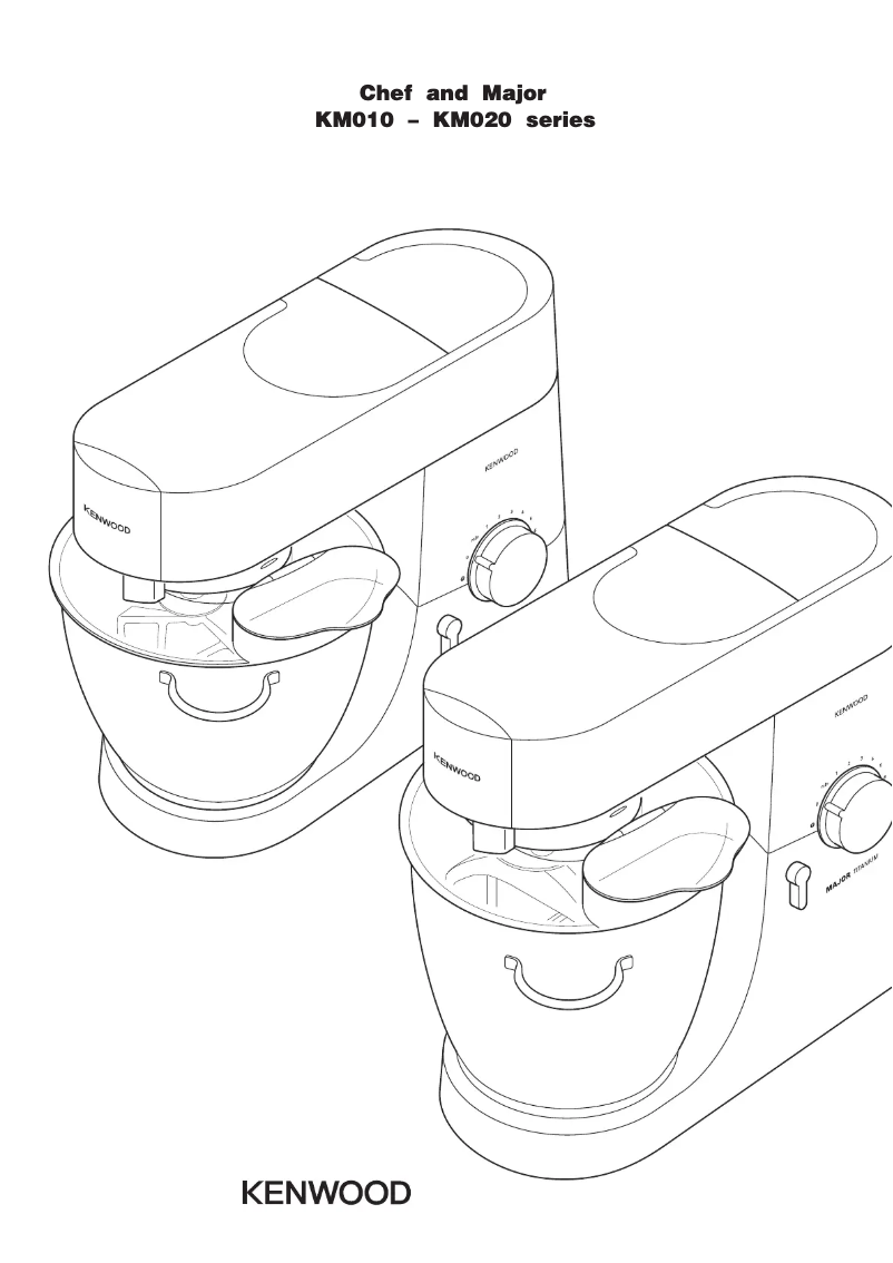 First page image of the manual for Chef & Major KMM020