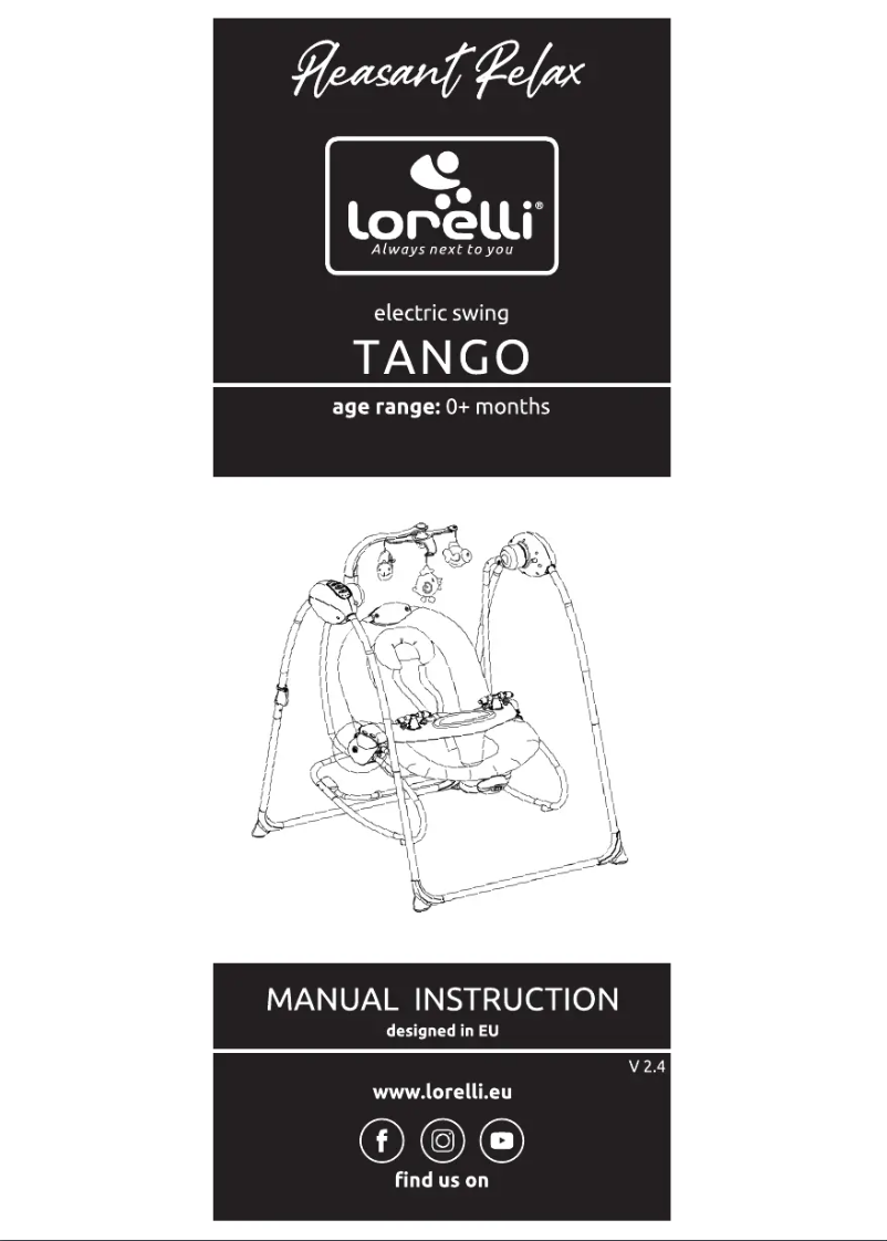 Page 1 of the manual User Manual Lorelli Tango