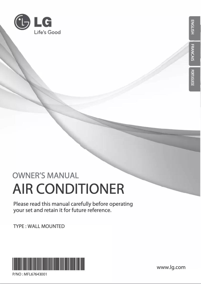 First page image of the manual for HSNC126BAE1