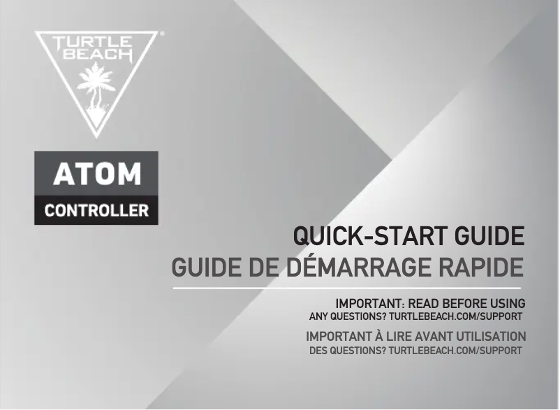 First page image of the manual for Atom