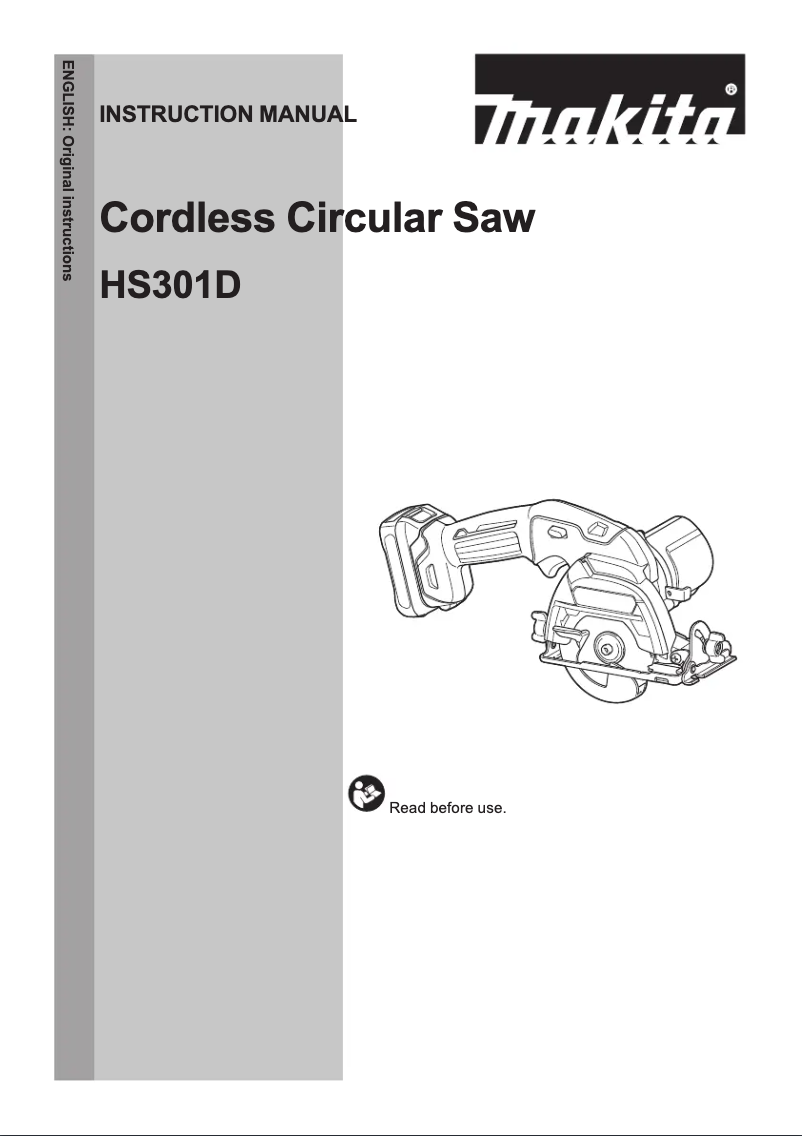 First page image of the manual for HS301DWAE