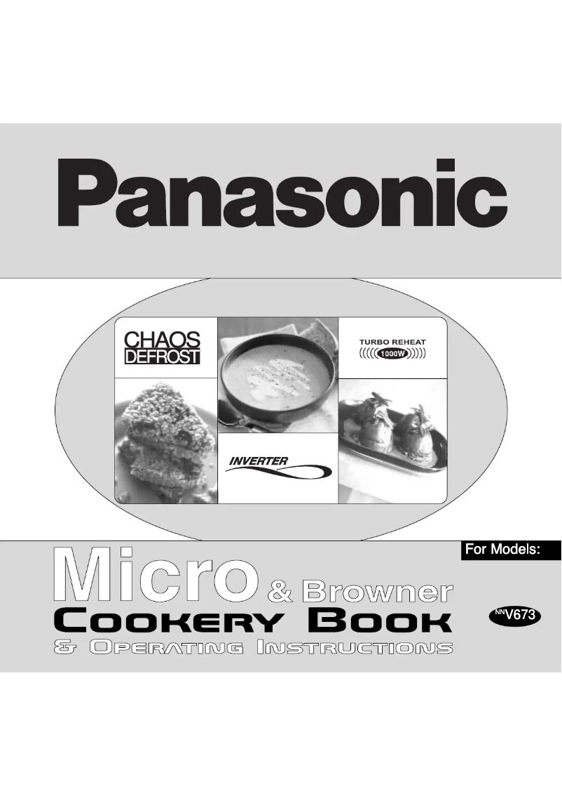 Page 1 of the manual User Manual Panasonic NN-V673