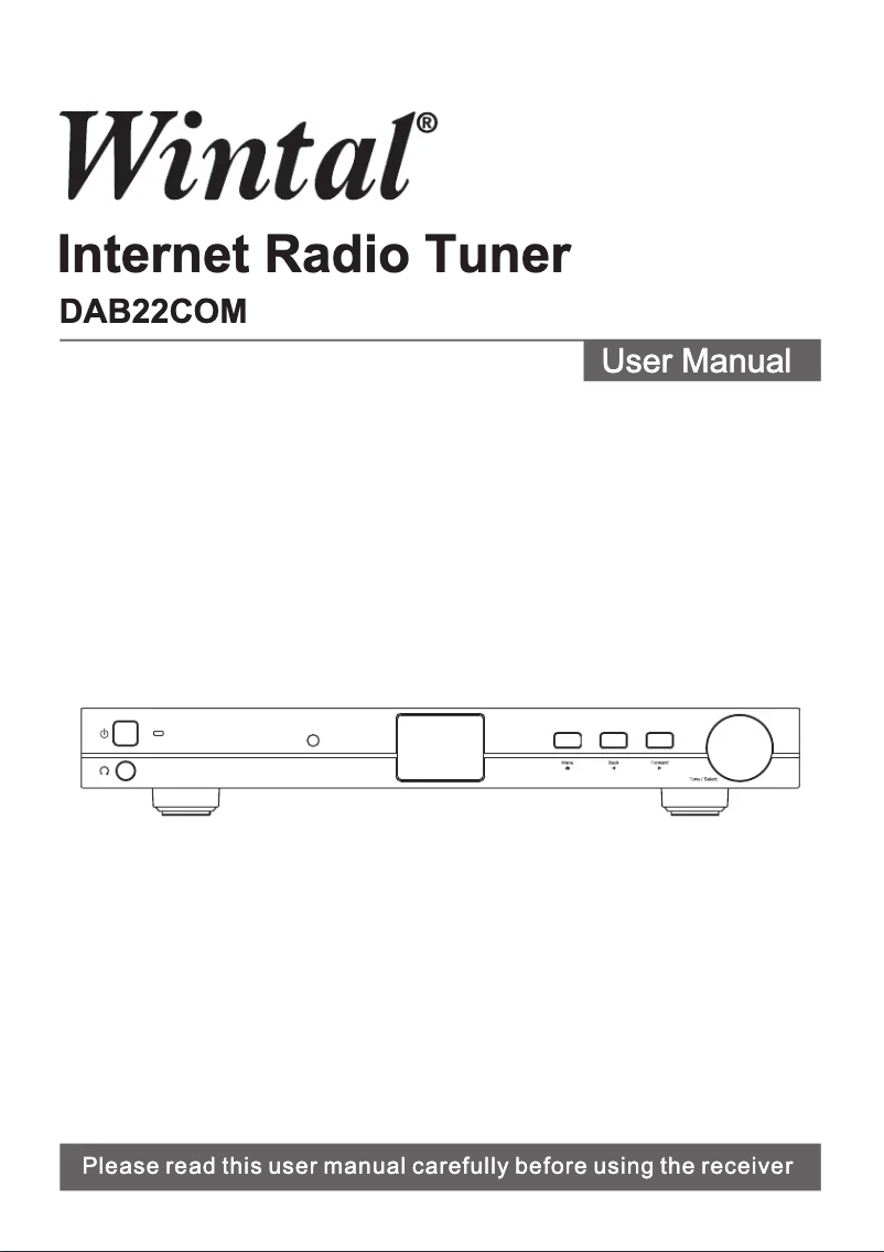 Page 1 of the manual User Manual Wintal DAB22COM