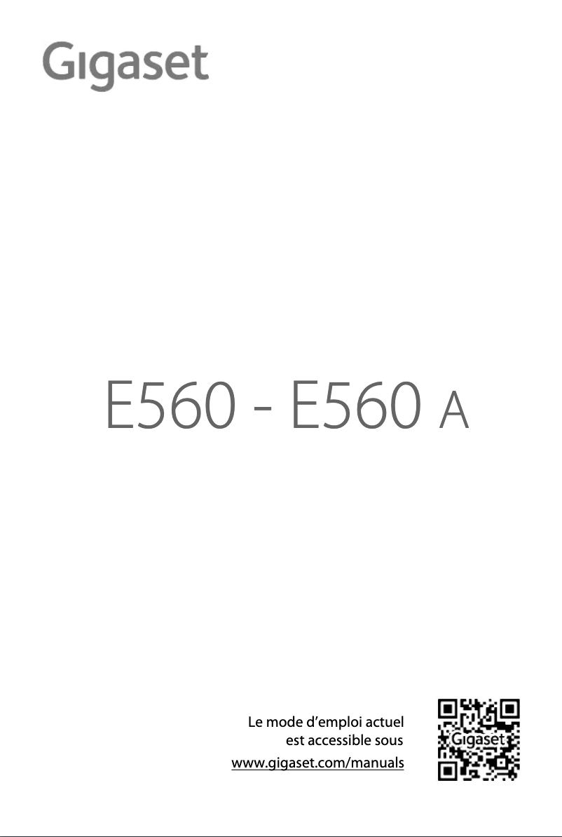 First page image of the manual for E560