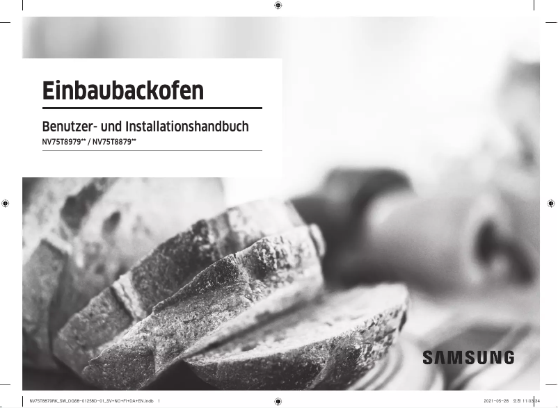 First page image of the manual for NV75T8879RK