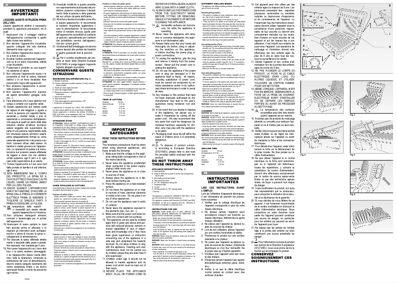 First page image of the manual for 1934