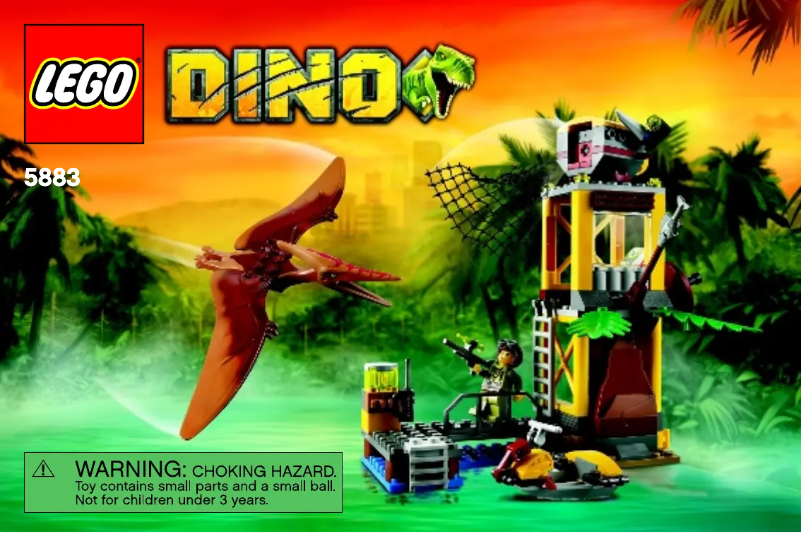 Page 1 of the manual User Manual Lego Dino 5883