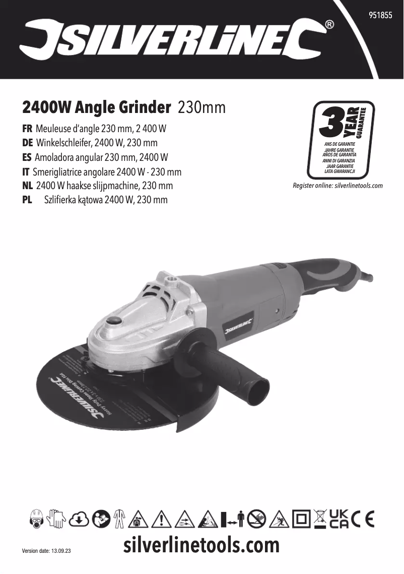 First page image of the manual for 951855