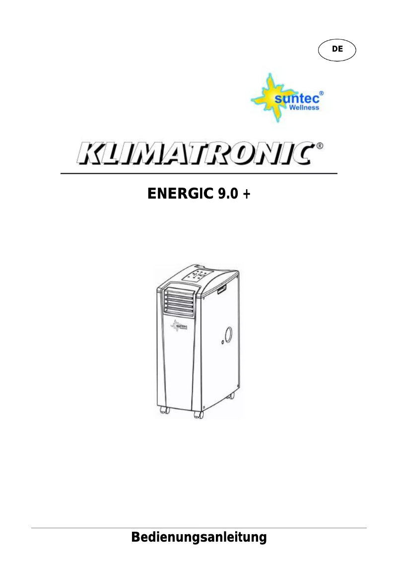 Page 1 of the manual User Manual Suntec Energic 9.0+