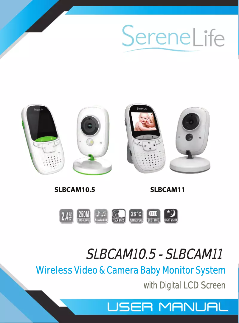 Page 1 of the manual User Manual SereneLife SLBCAM10.5