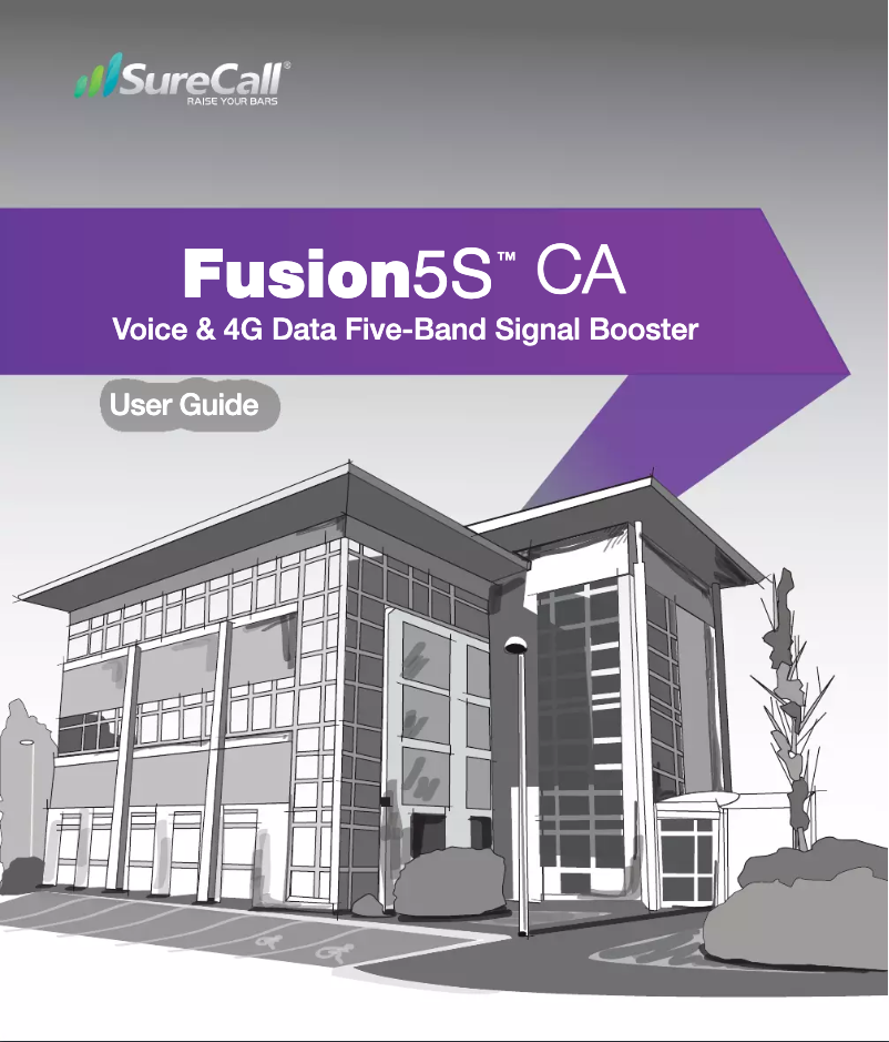 Page 1 of the manual User Manual SureCall Fusion5S CA