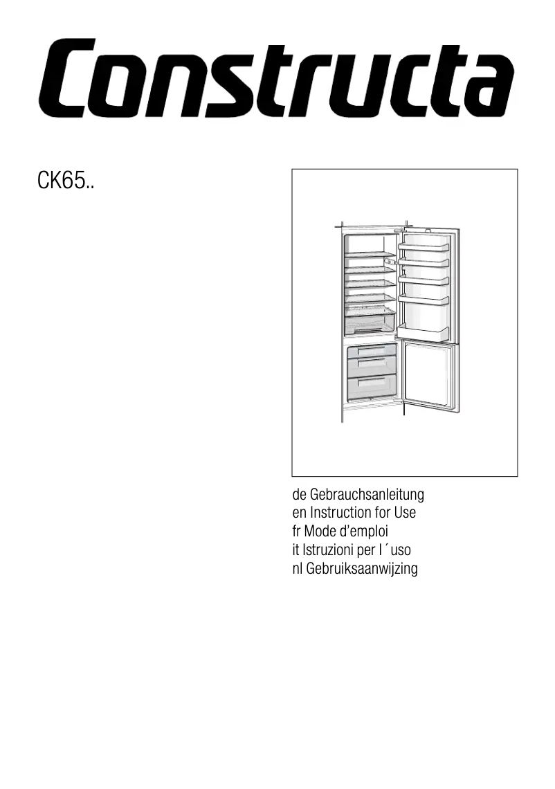First page image of the manual for CK65740