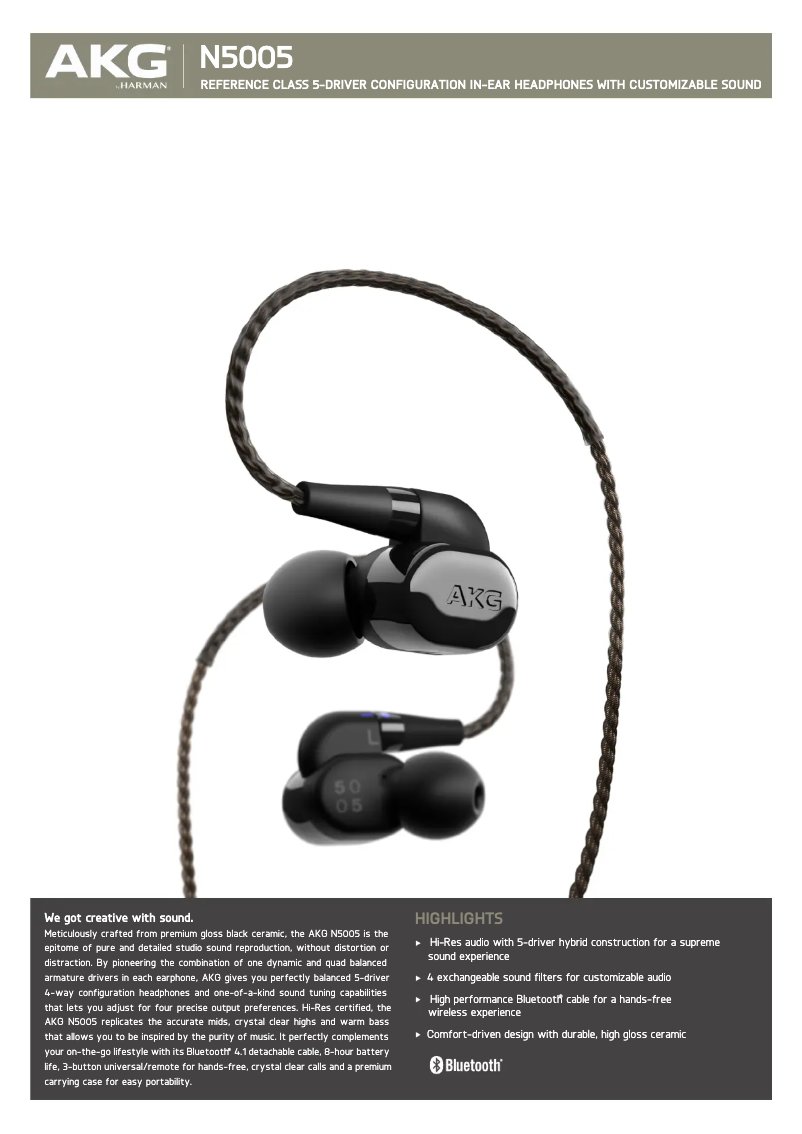 First page image of the manual for N5005