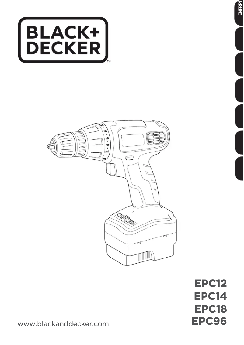 First page image of the manual for EPC12