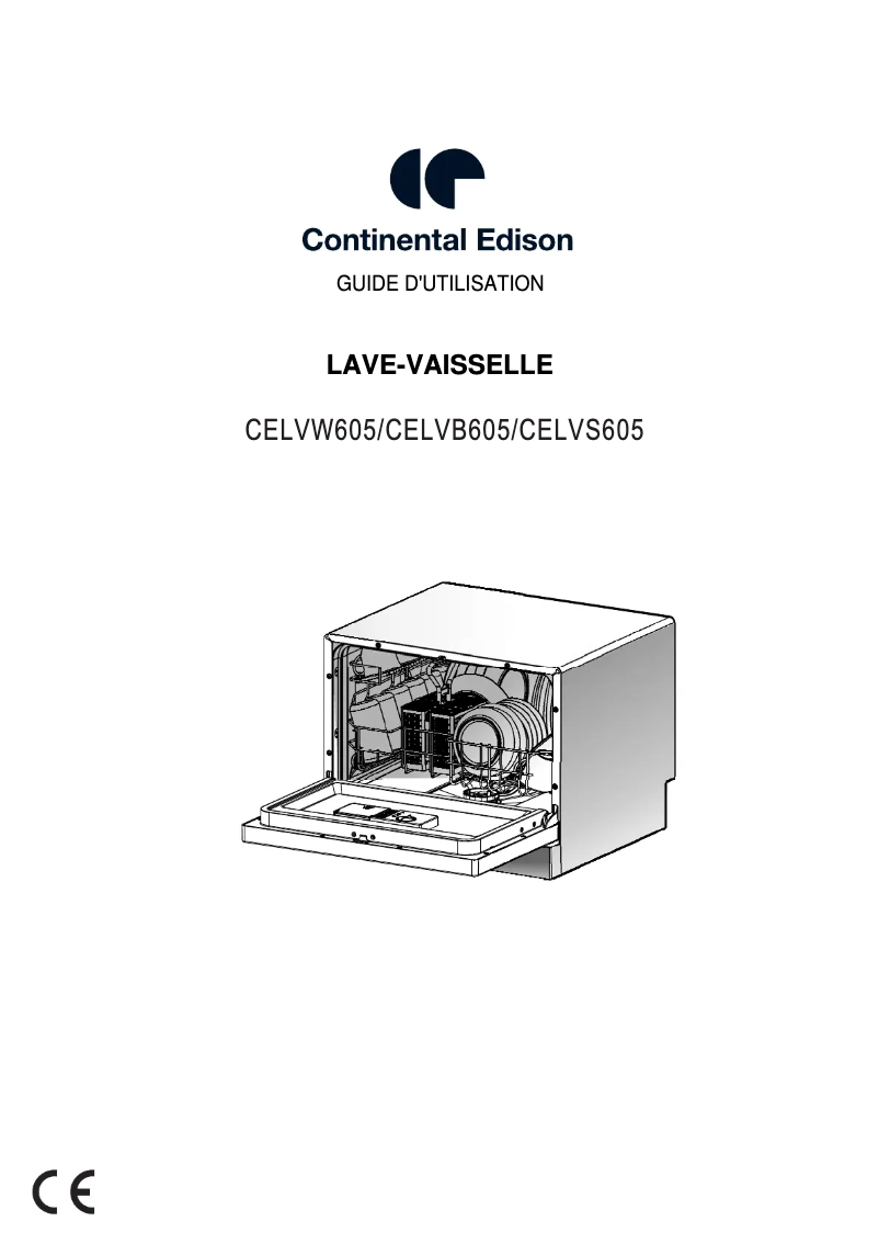 First page image of the manual for CELVS605
