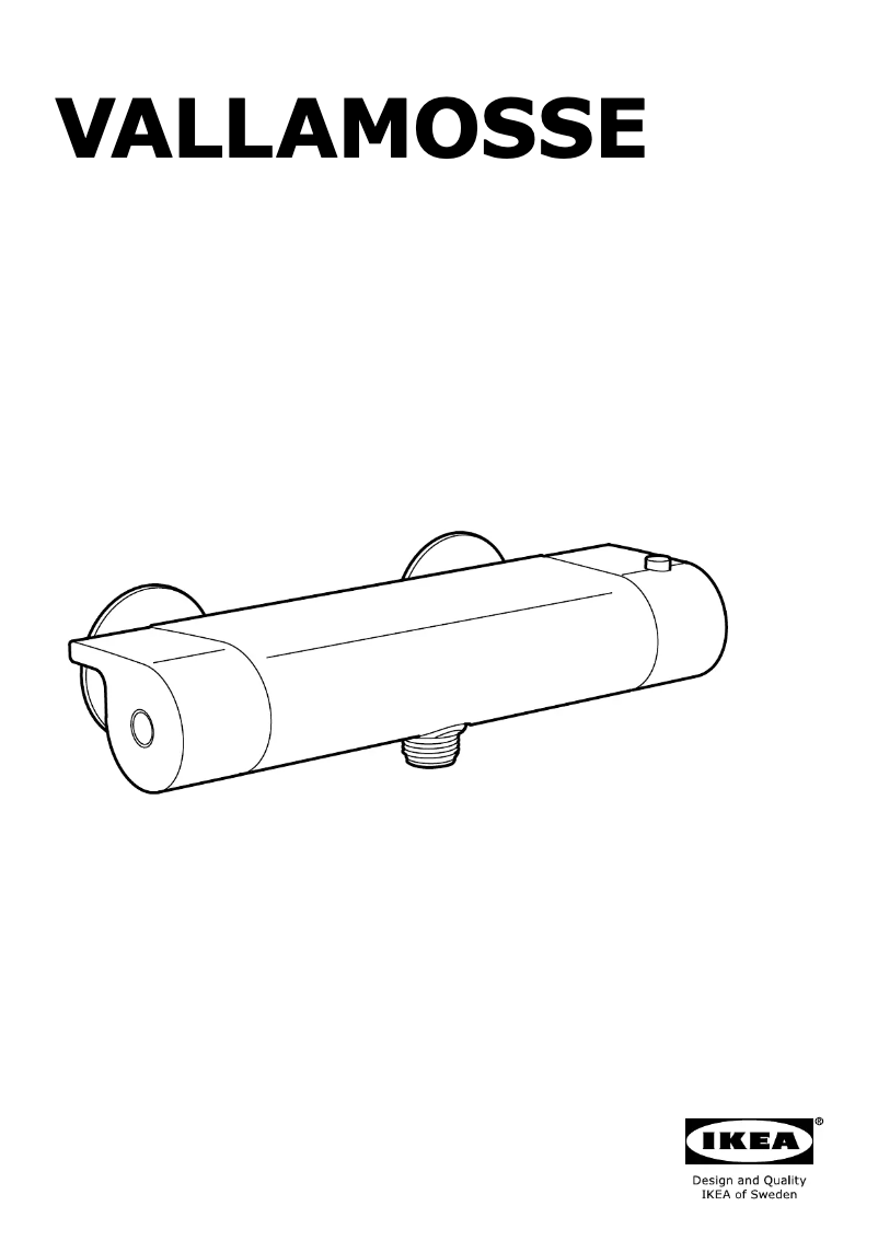 Image de la première page du manuel de l'appareil VALLAMOSSE