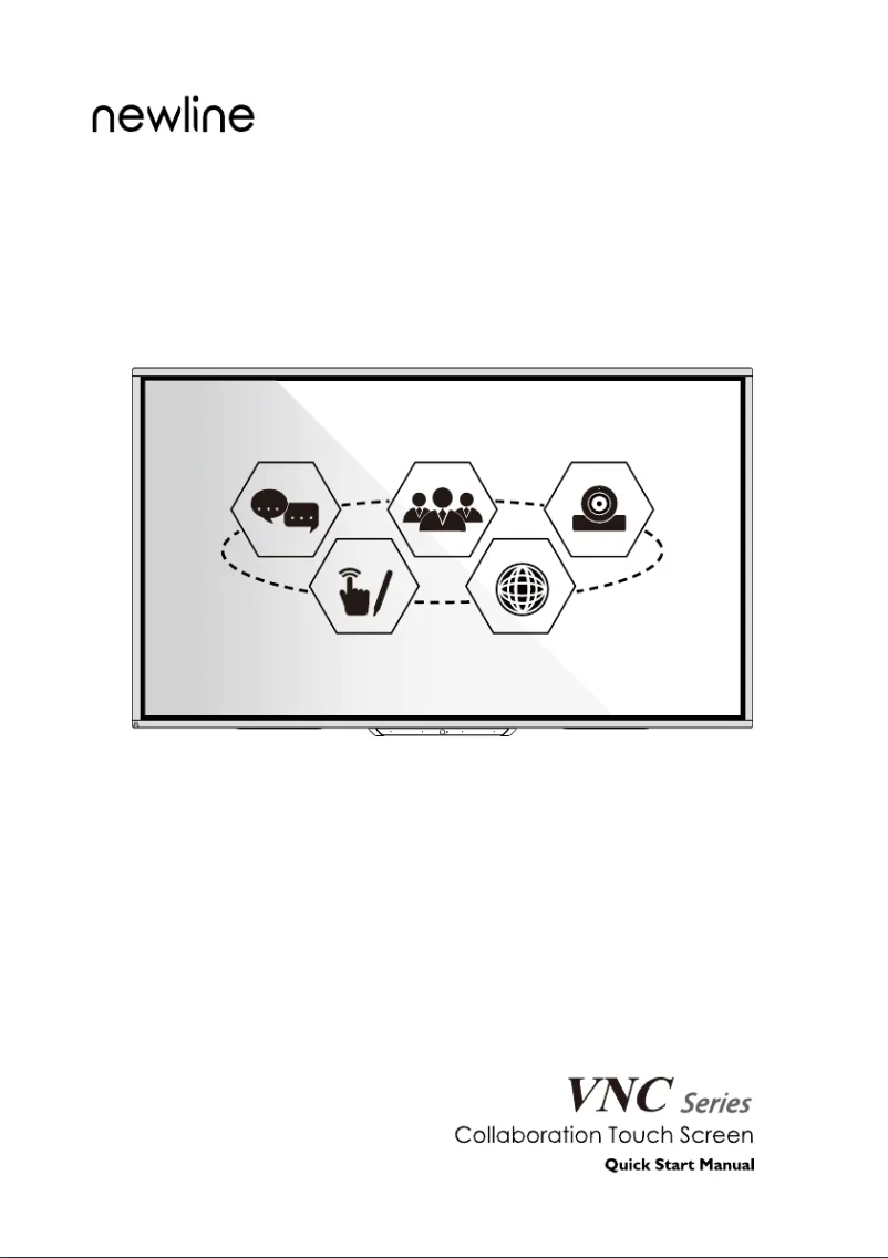 Page 1 of the manual User Manual Newline TT-8619VNC