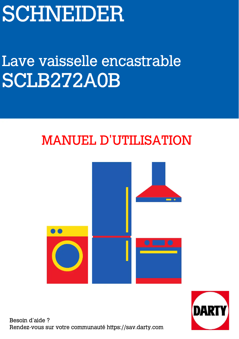 First page image of the manual for SCLB272A0B