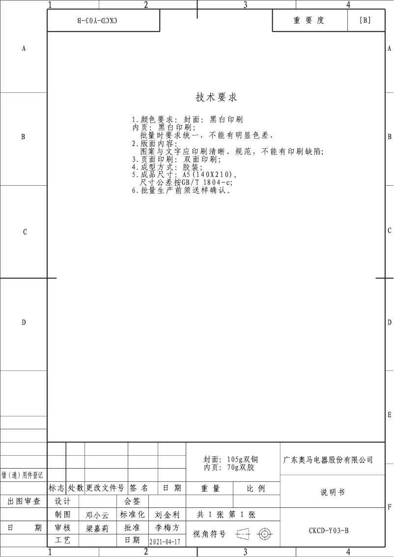 First page image of the manual for HFOE54WN