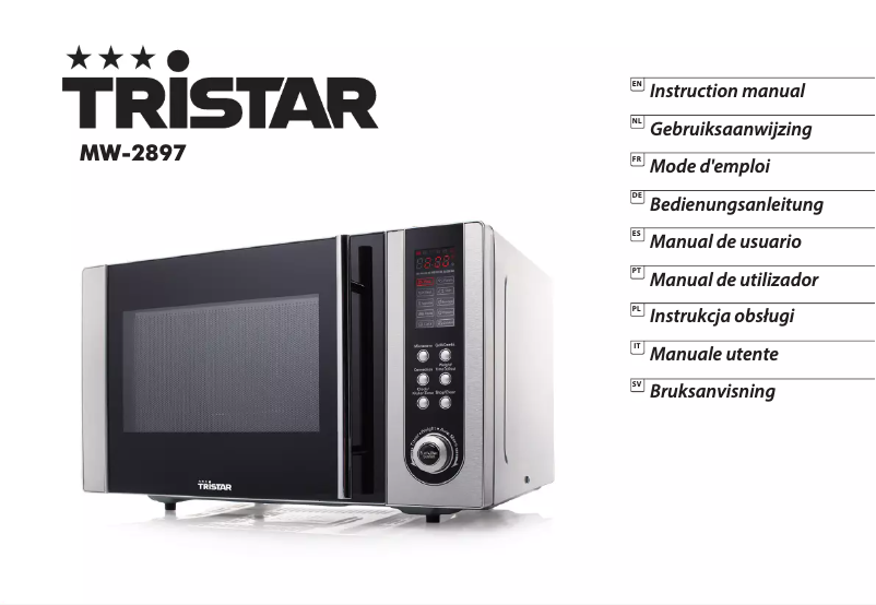 Page 1 of the manual User Manual TriStar MW-2897