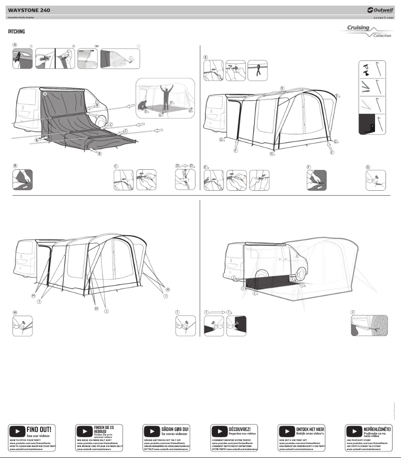 First page image of the manual for Waystone 240