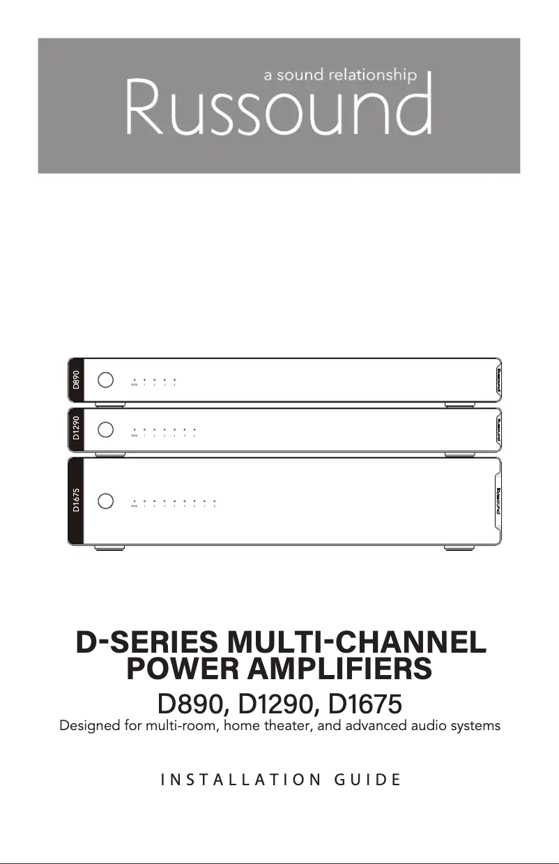 First page image of the manual for D1675