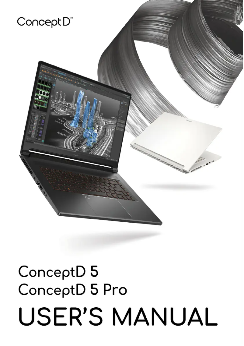 First page image of the manual for ConceptD