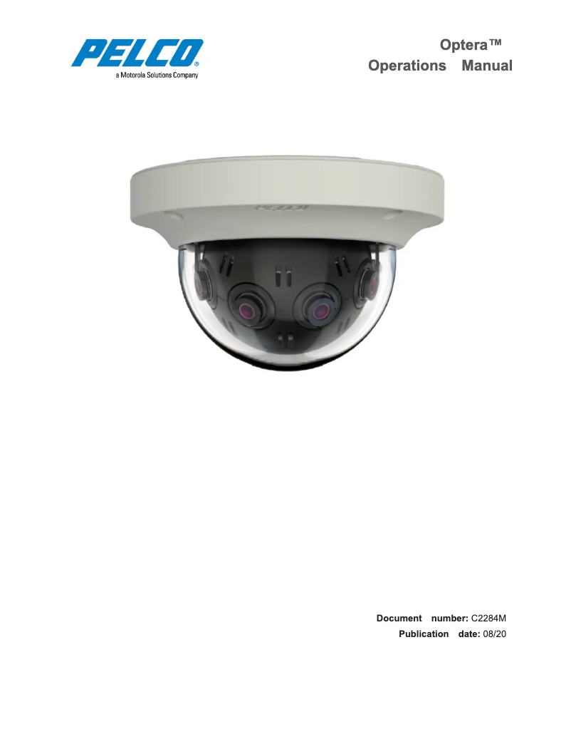 First page image of the manual for Optera IMM12036-B1I