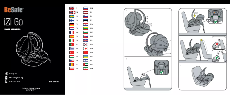 First page image of the manual for iZi Go