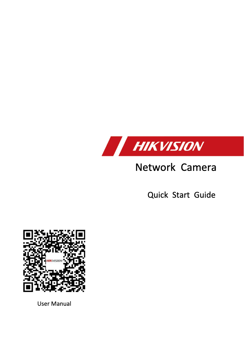 Page 1 of the manual Quick Start Guide Hikvision DS-2CD5046G0