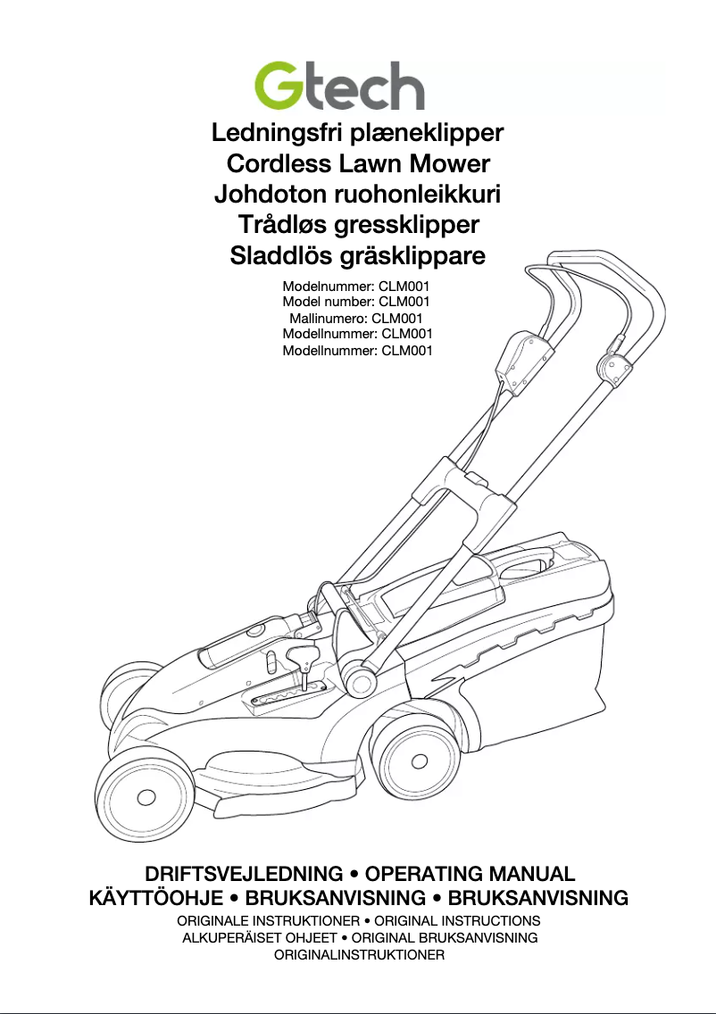 Page 1 of the manual User Manual G-Technology CLM001