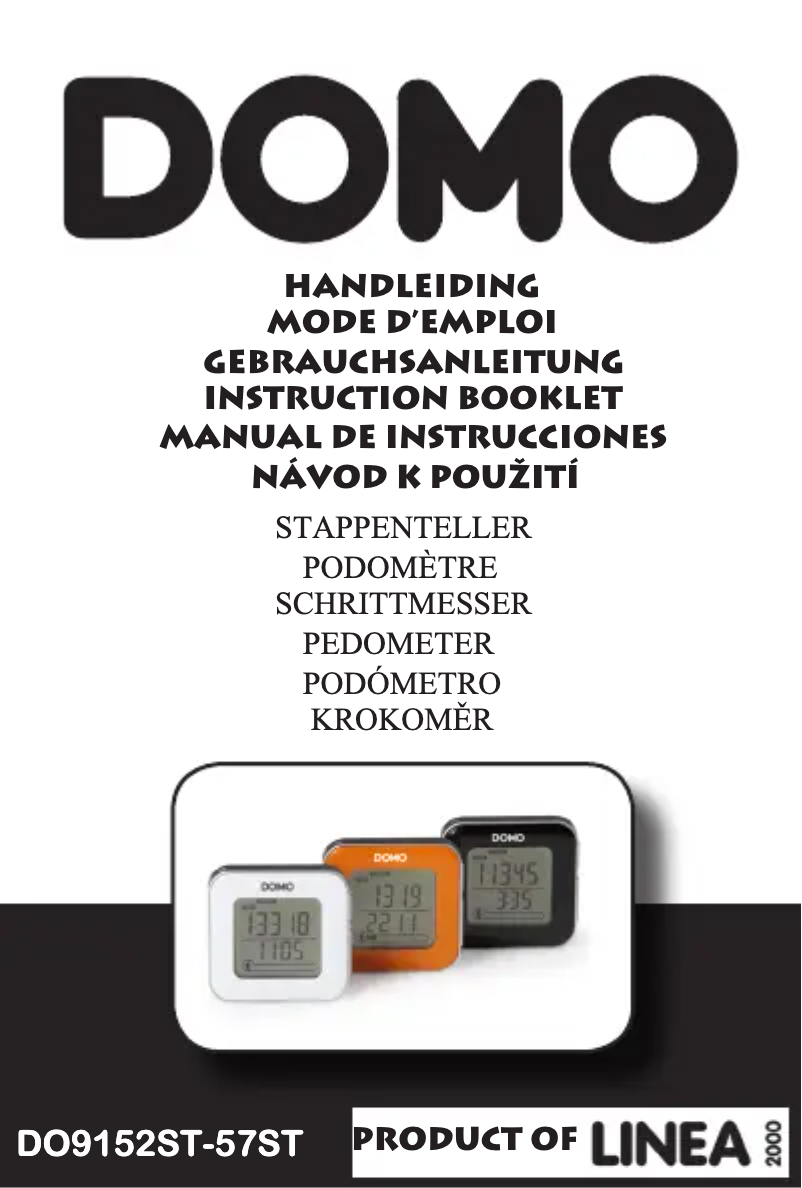 Page 1 de la notice Manuel utilisateur Domo DO9155ST
