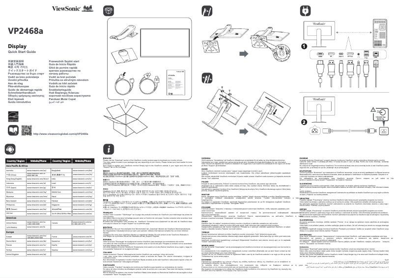 Image de la première page du manuel de l'appareil VP2468A