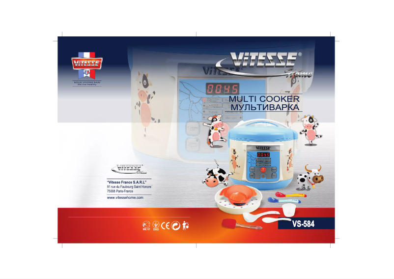 Page 1 of the manual User Manual ViTESSE VS-584