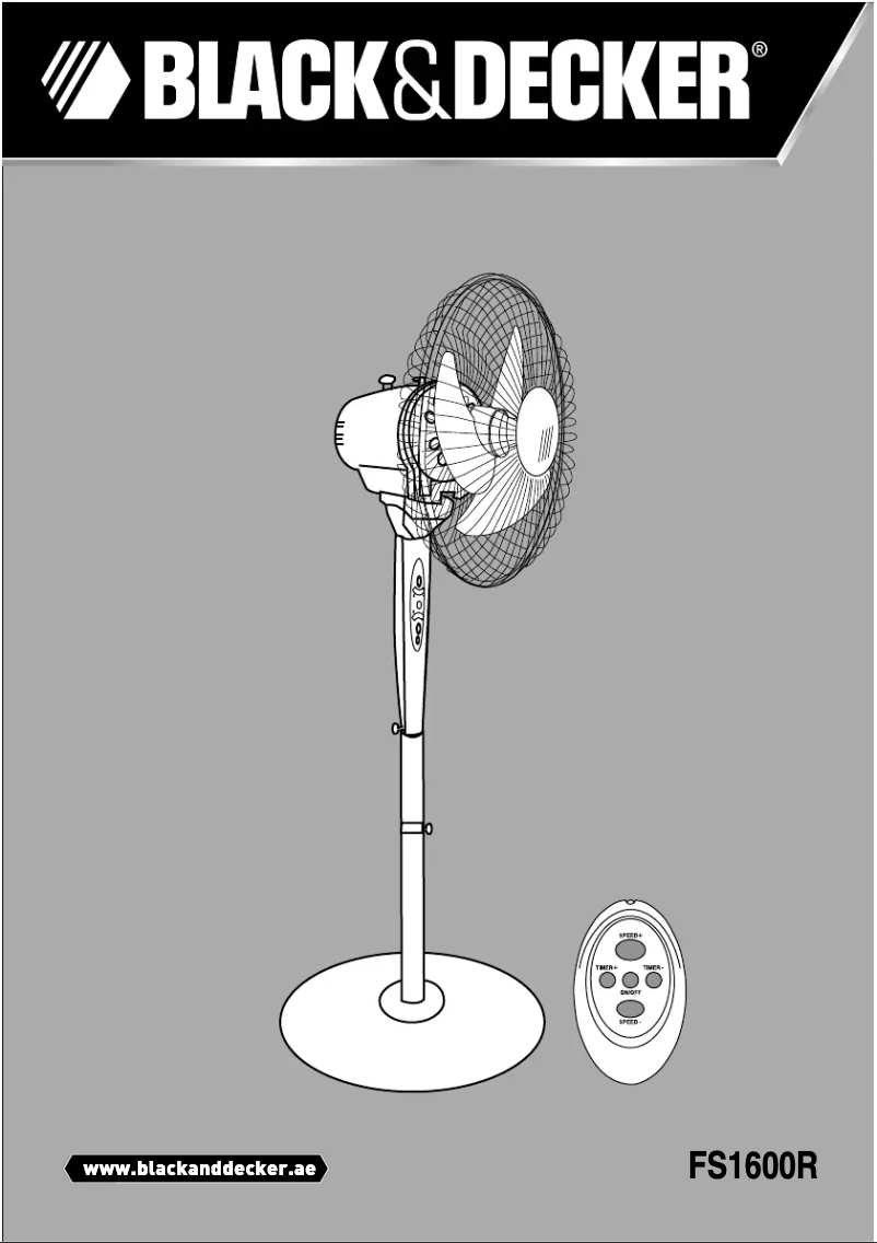 First page image of the manual for FS1600R