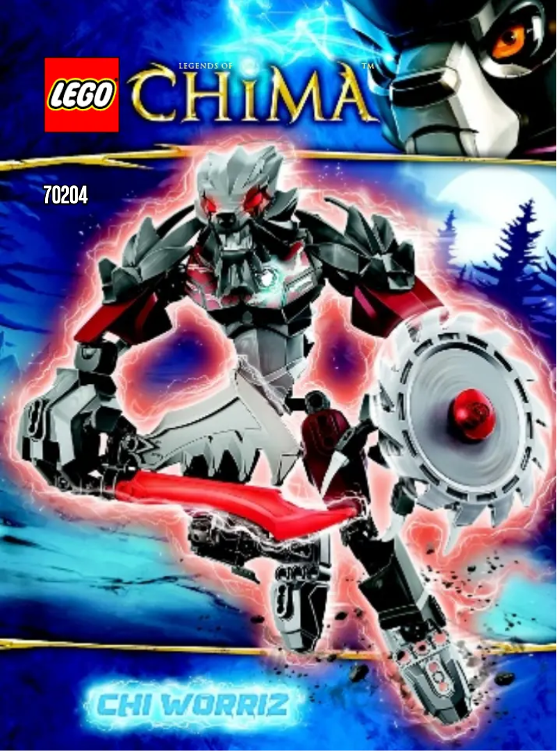 Page 1 of the manual User Manual Lego Chima 70204