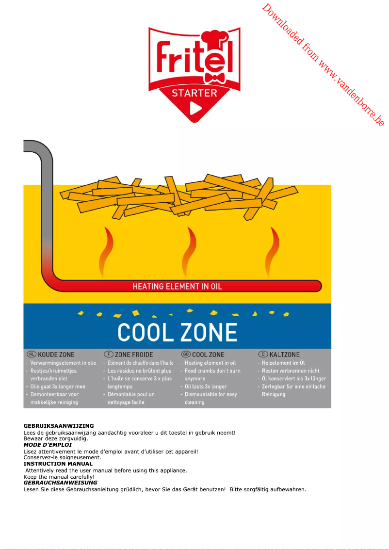 Page 1 of the manual User Manual Fritel FR 1460