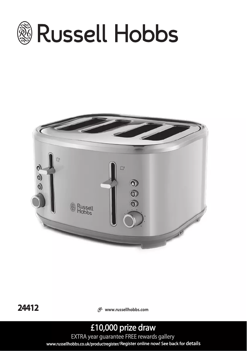 Page 1 of the manual User Manual Russell Hobbs Bubble 24412