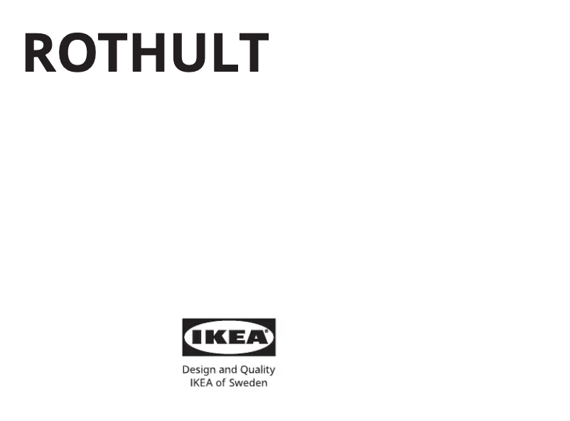 First page image of the manual for ROTHULT 003.597.39