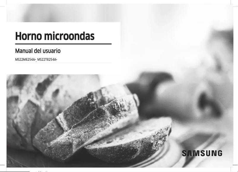 First page image of the manual for MS22M8254AT