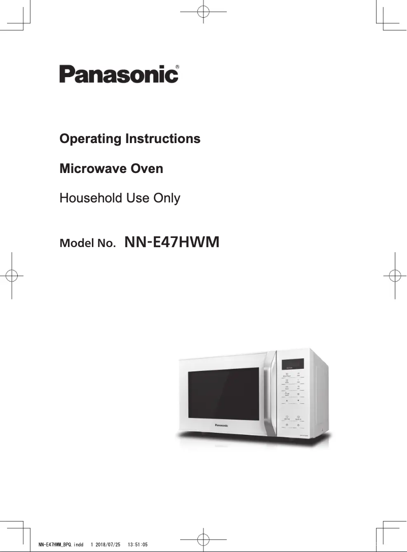 Page 1 of the manual User Manual Panasonic NN-E47