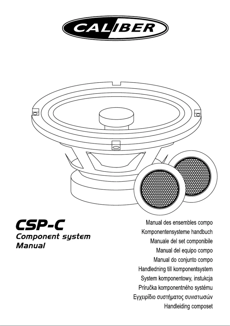 First page image of the manual for CSP16