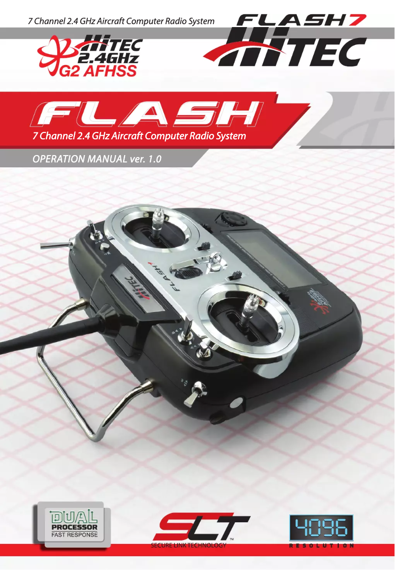 Page 1 of the manual User Manual Hitec Flahs 7